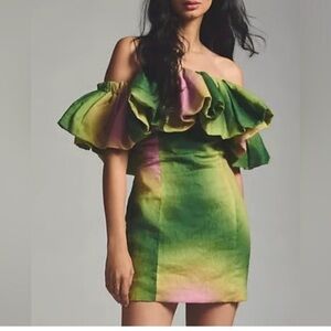 The Wolf Gang mirador mini Dress Size‎ Medium linen